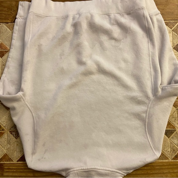 Nike Large White Hoodie with Subtle Tye Die Coloring Size Large - Picture 4 of 6